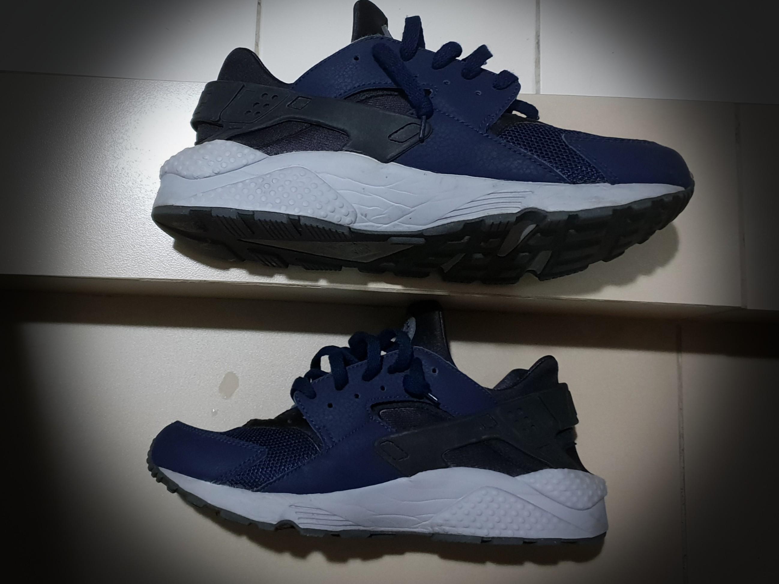 Nike Huarache Blue Black Grey, Men's 