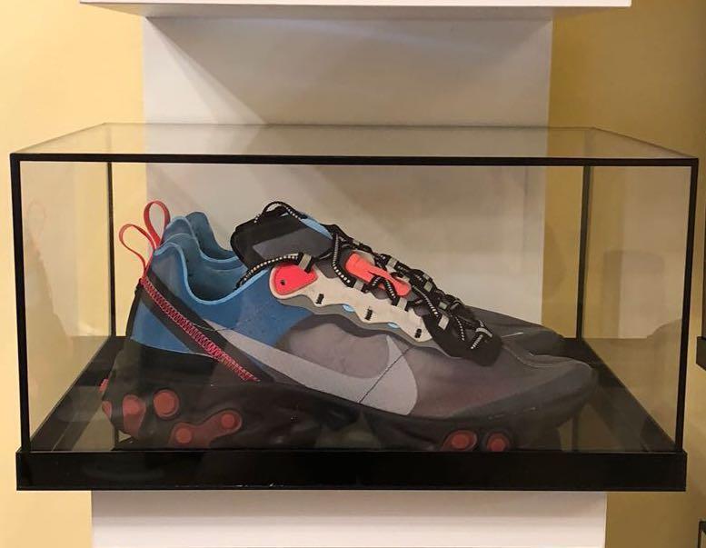 nike react 87 blue chill solar red