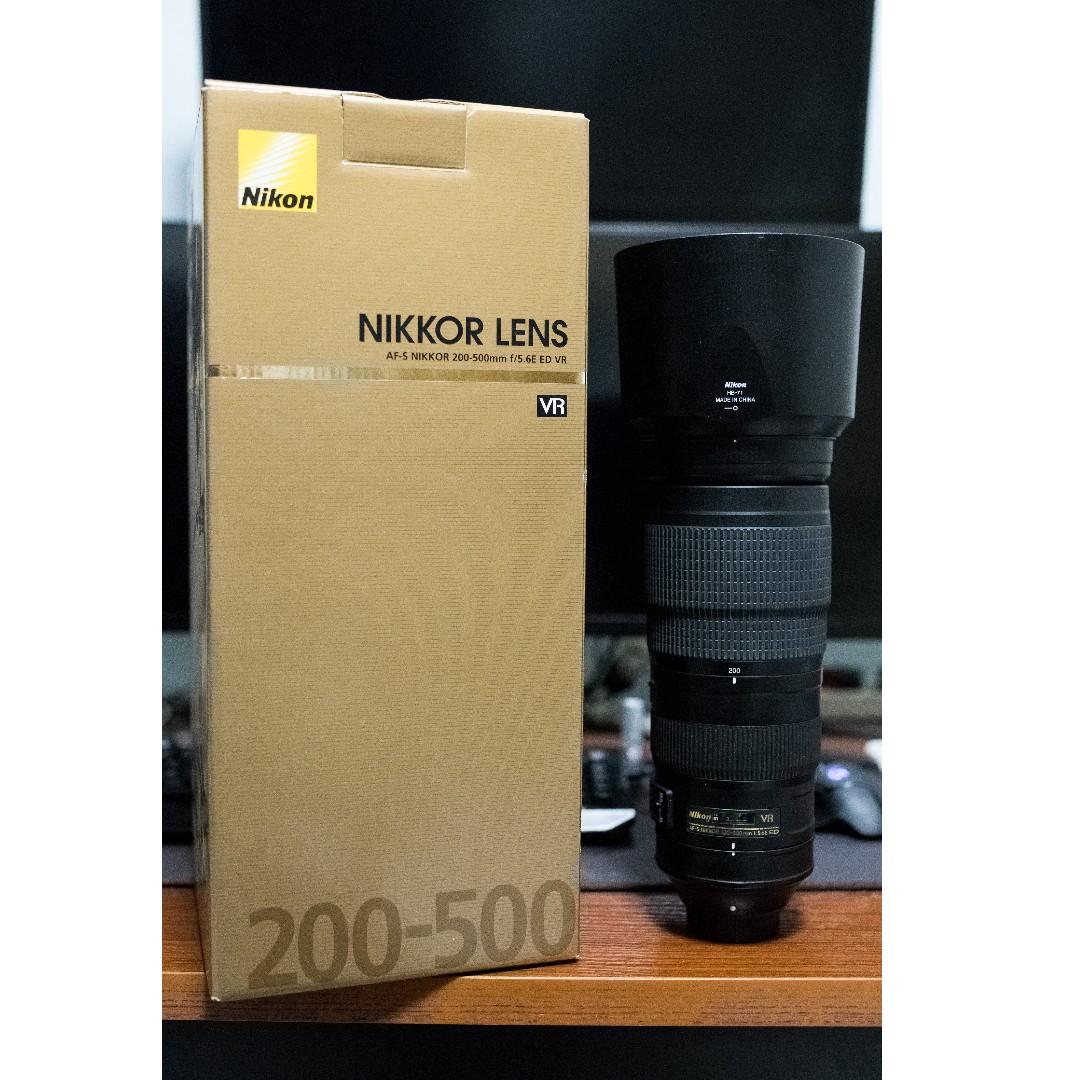 Nikon Af S 0 500mm F 5 6e Ed Vr Photography Lenses On Carousell