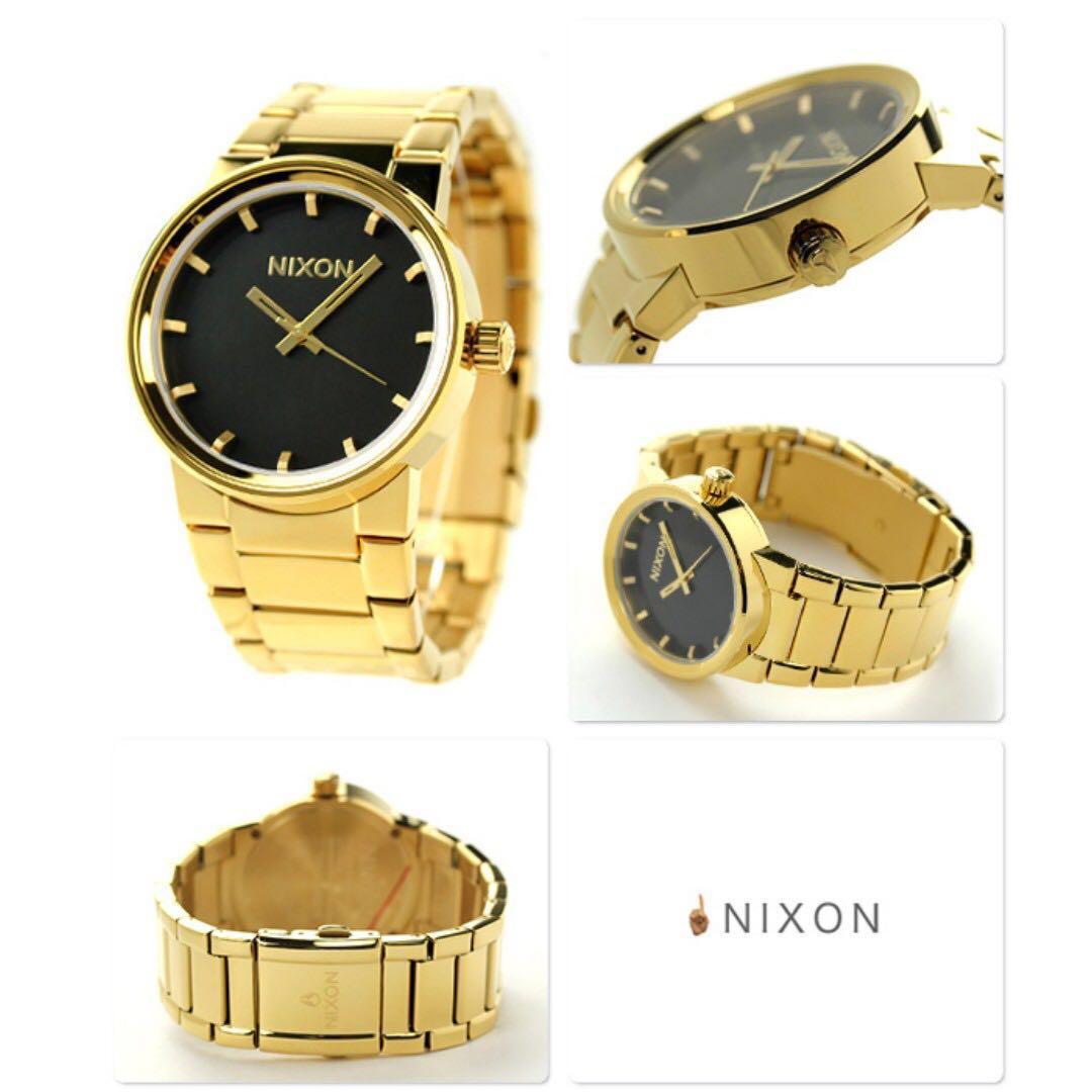 Nixon cannon shop all gold