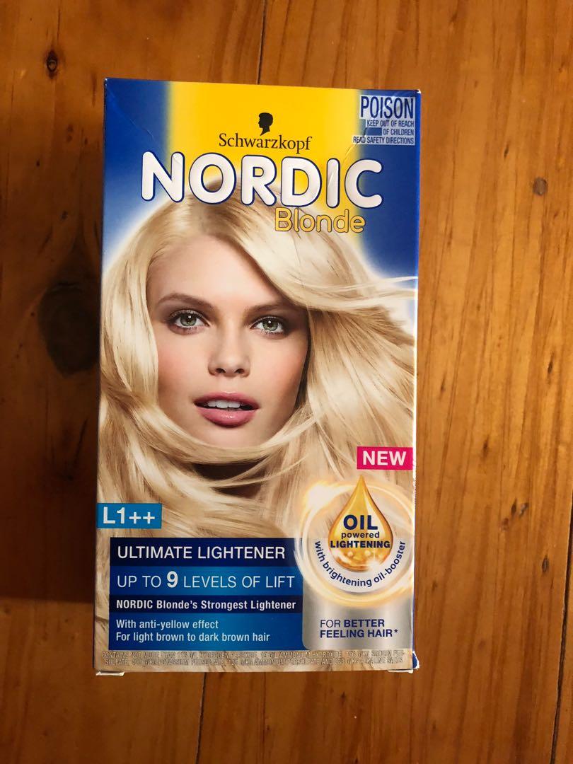 Nordic Blonde Hair Dye Health Beauty Hair Care Styling On