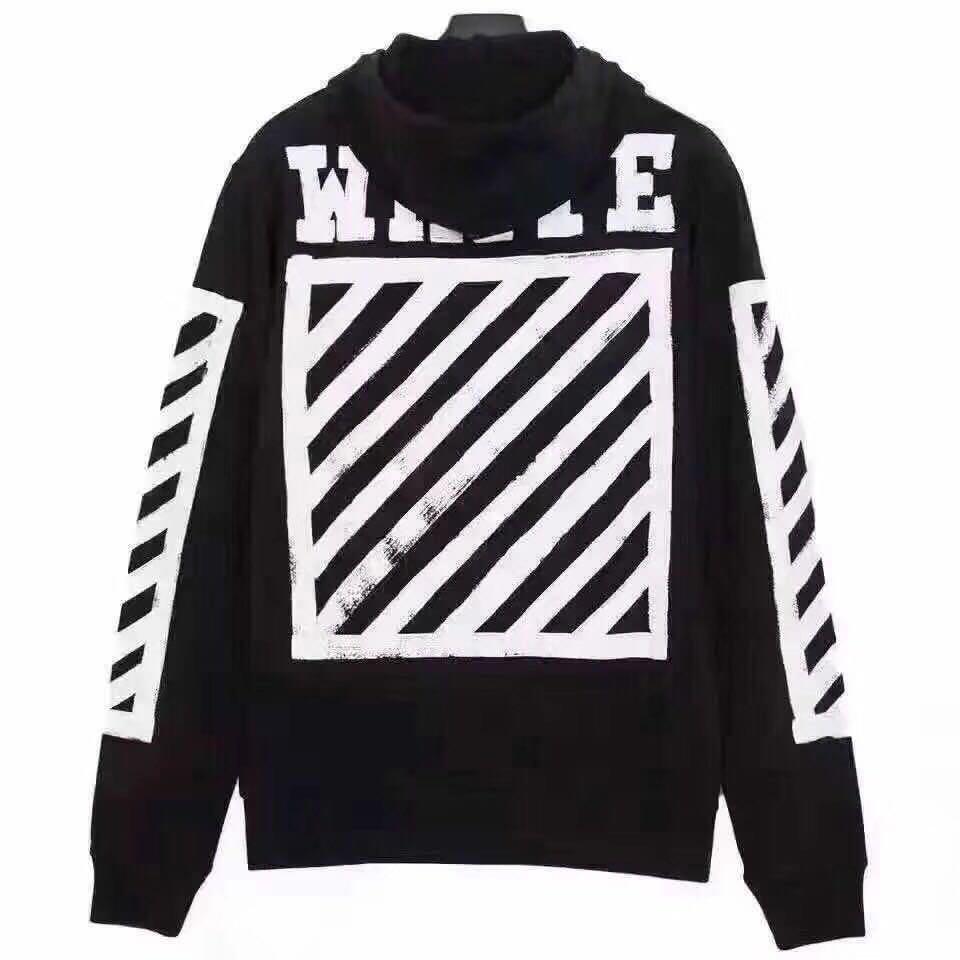 off white brushed hoodie