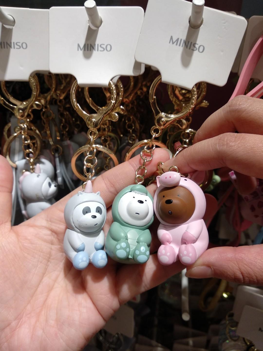 Official WeBareBears X MINISO Keychains (LIMITED EDITION!), Everything