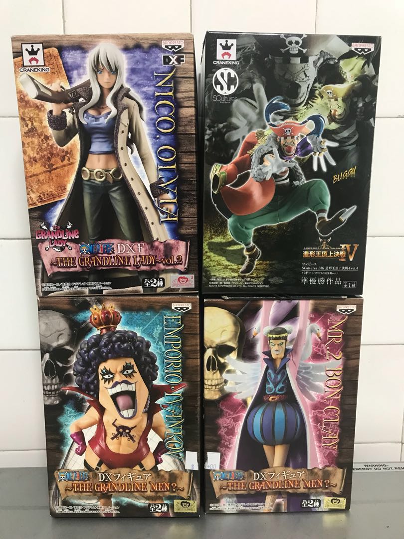 One Piece Banpresto Mr 2 Buggy Ivan Kov Nico Olvia Toys