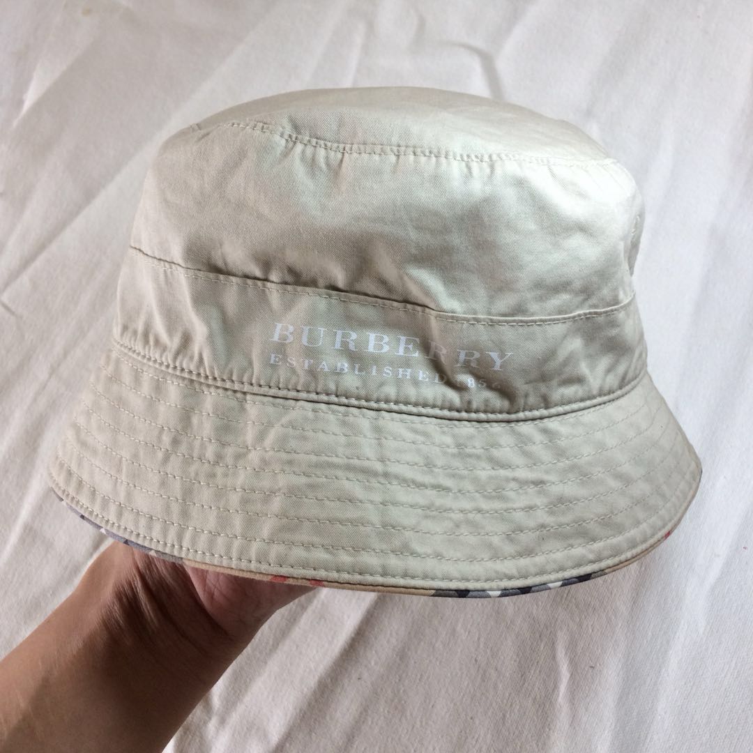 Original Burberry bucket hat, Babies & Kids, Babies & Kids Fashion on