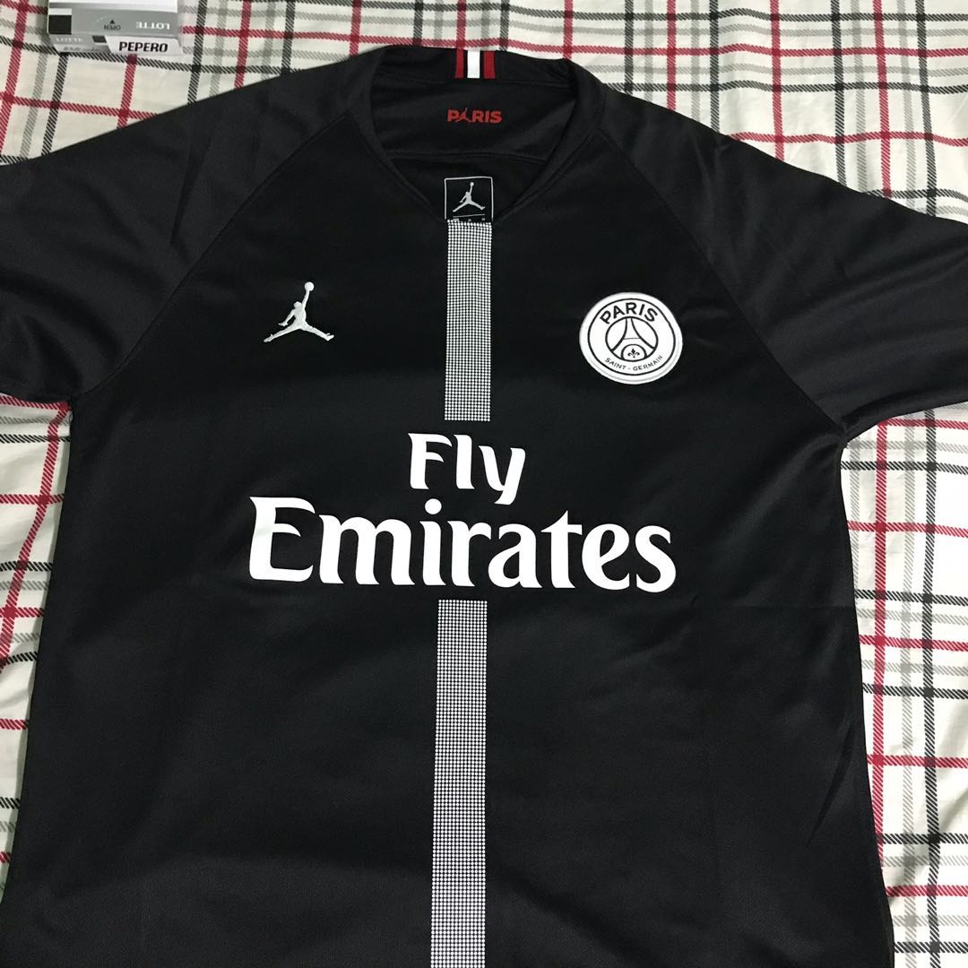 black psg jordan jersey