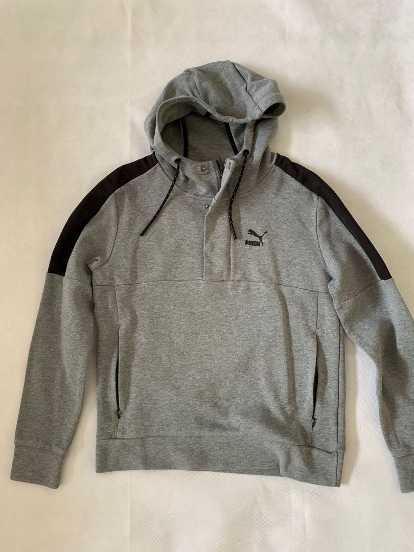 puma gray hoodie