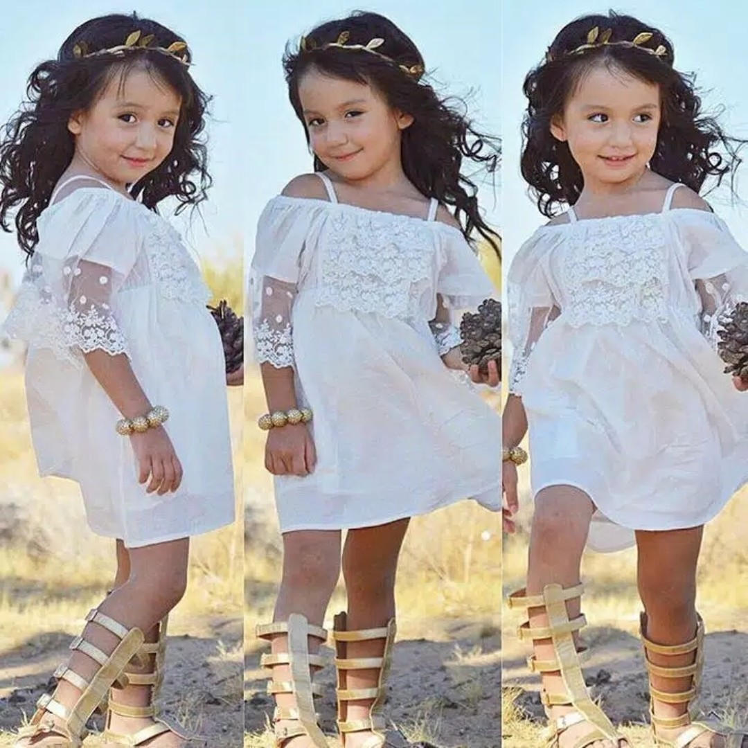 Savannah Dress Dress Pesta Natal Anak Perempuan Import