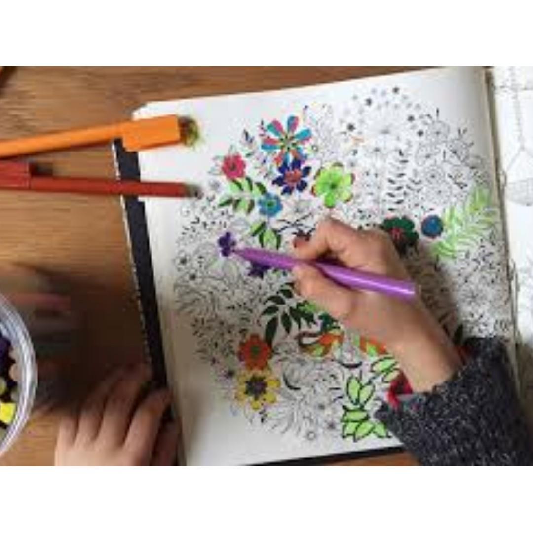 Secret Garden Coloring Books Books Stationery Children S Books