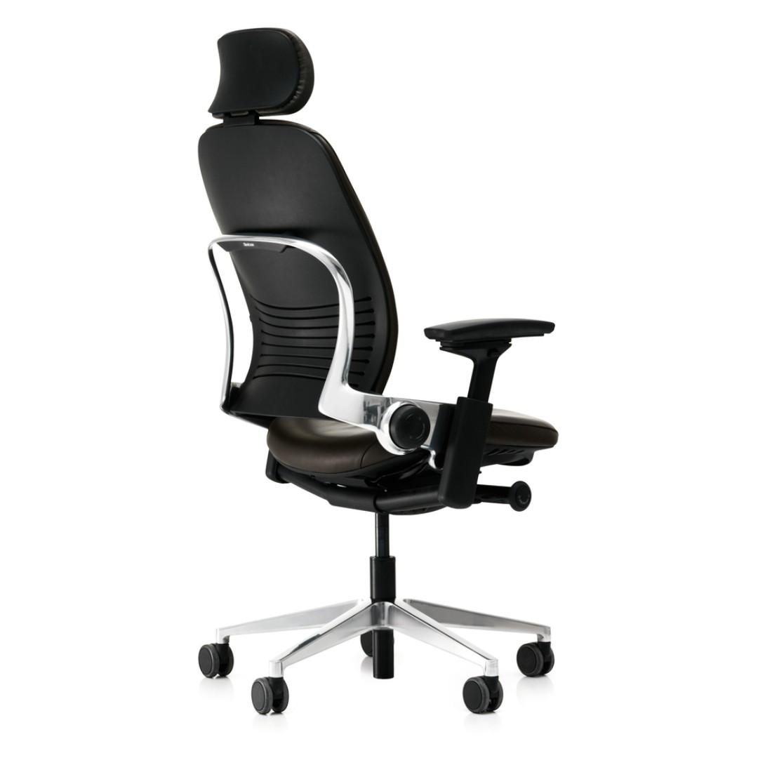 steelcase leap worklounge version 2 in full leather