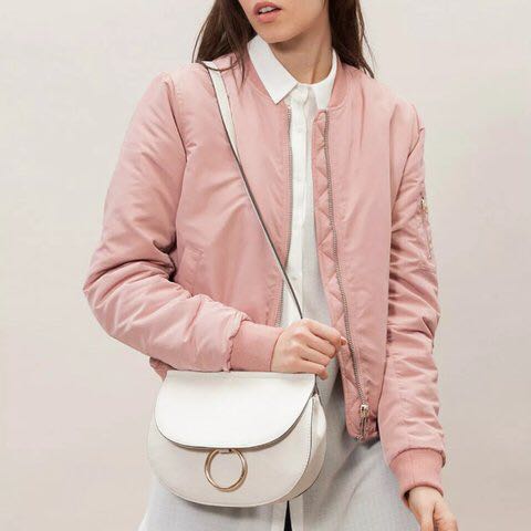 Stradivarius pink jacket shop