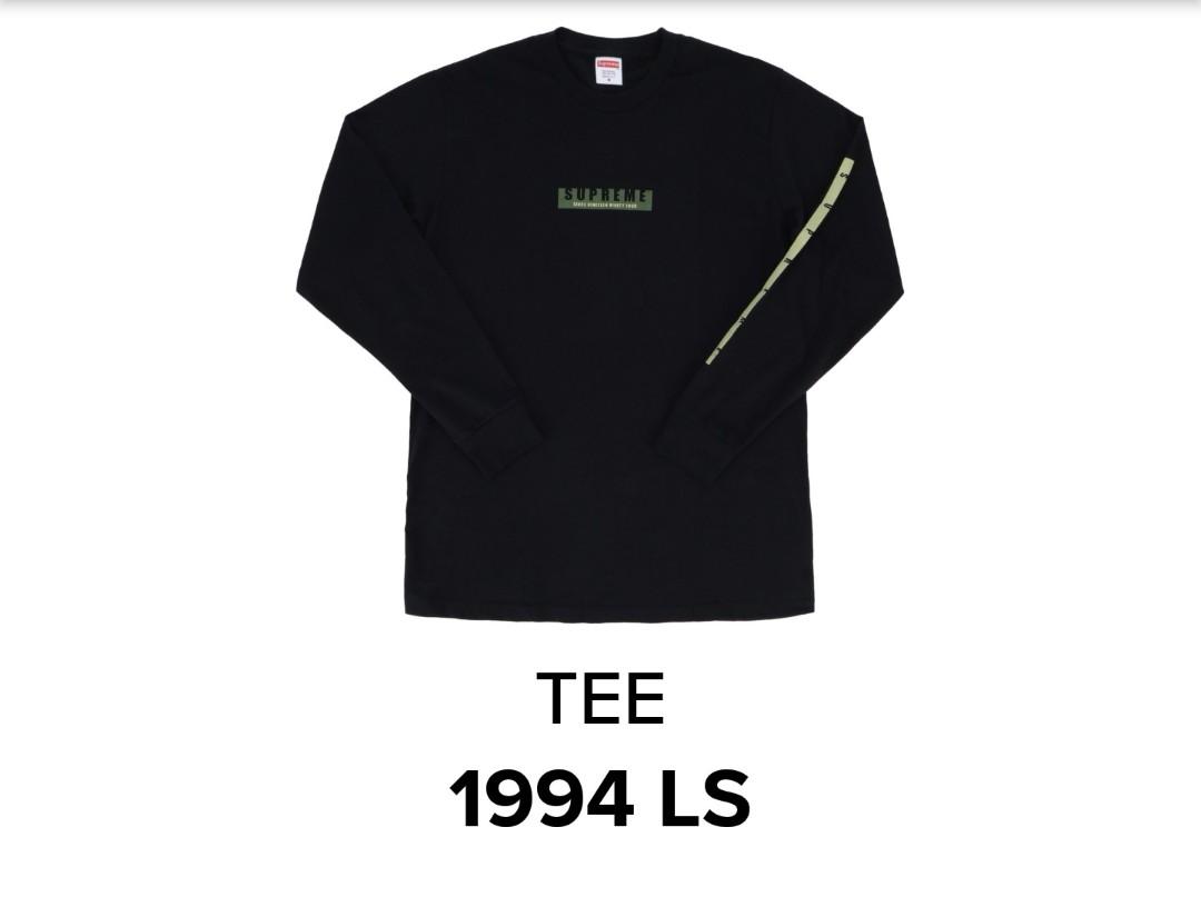 supreme 1994 ls tee black