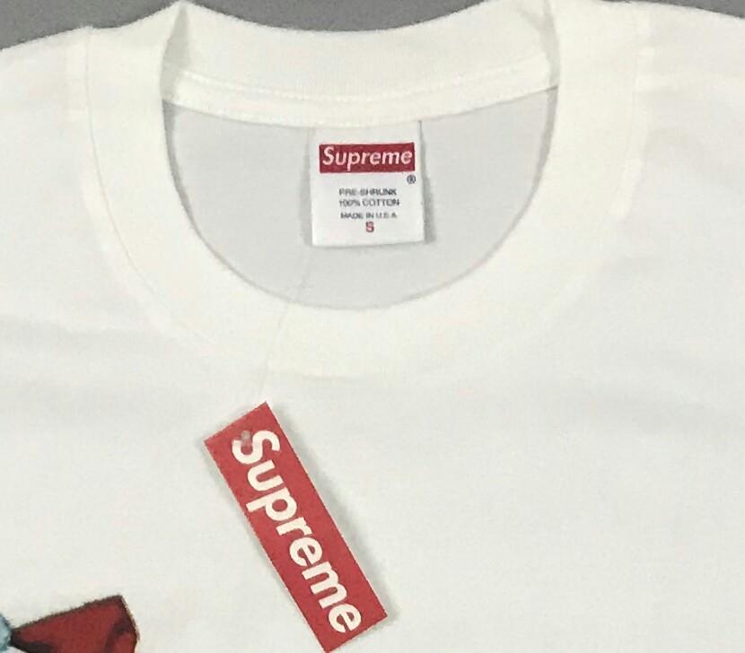 supreme swimmers tee white