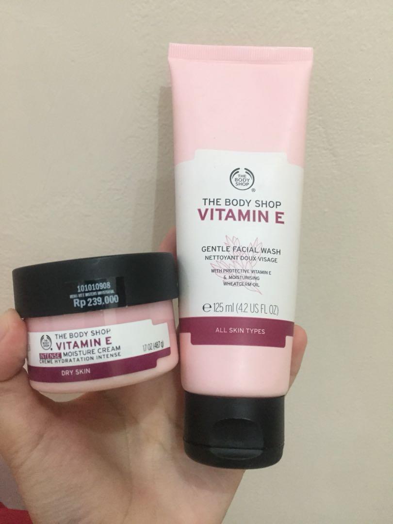 harga the body shop vitamin e moisture cream