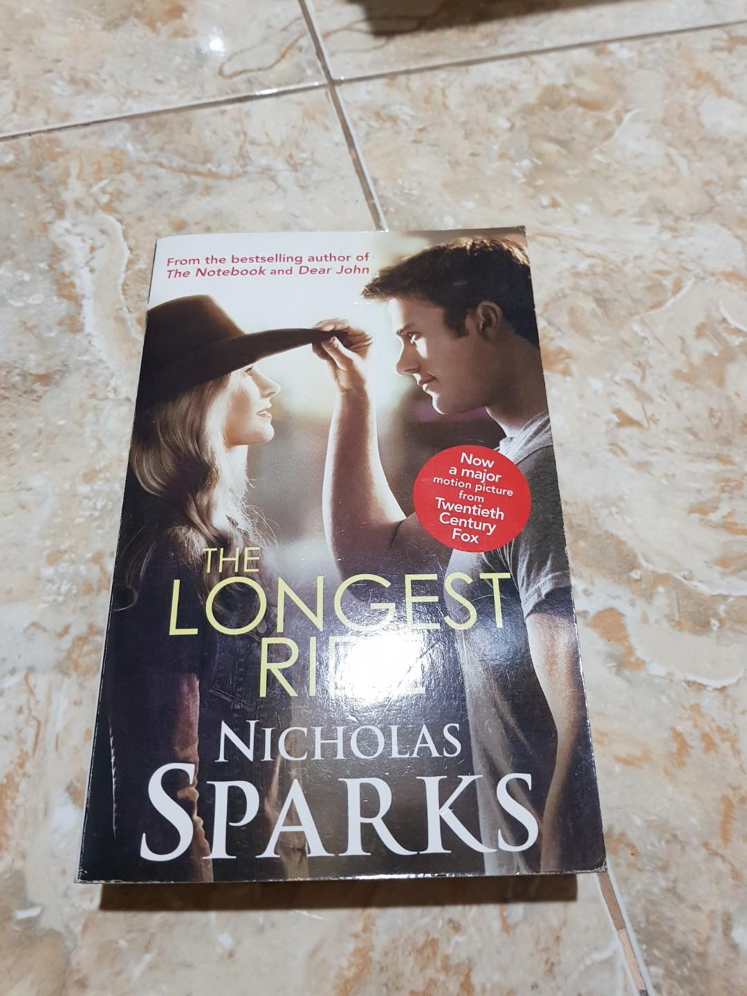The Longest Ride By Nicholas Sparks Books Stationery Books On