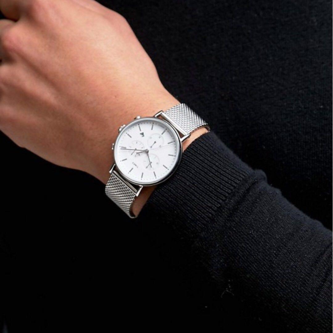 Fairfield 37mm mesh band watch sales
