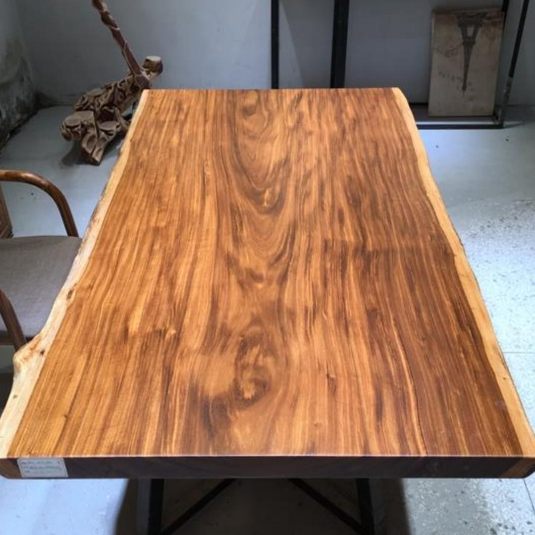 Tzeb 005 Top Grade Zebrano Wood Table Office Dining Furniture Tables Chairs On Carousell