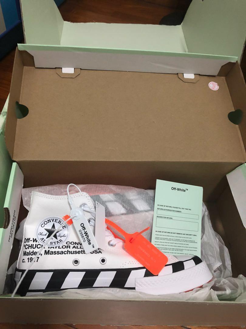 US6 Off White Converse Chuck Women s Fashion Footwear Sneakers