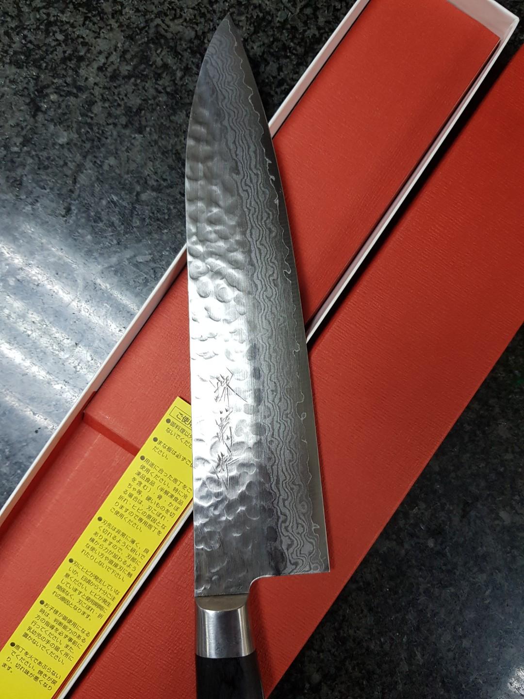 Vg10 Chef Knife Furniture Home Living Kitchenware Tableware Knives Chopping Boards On Carousell
