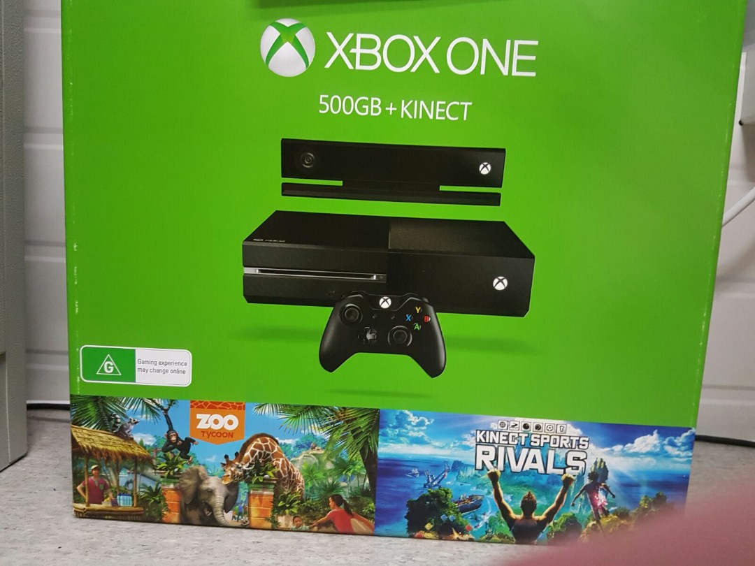 Xbox One 500gb + Kinect, Video Gaming, Video Game Consoles, Xbox on