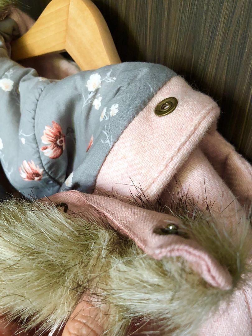 Zara Babygirl Pastel Pink Winter Coat 18 24mths Babies Kids