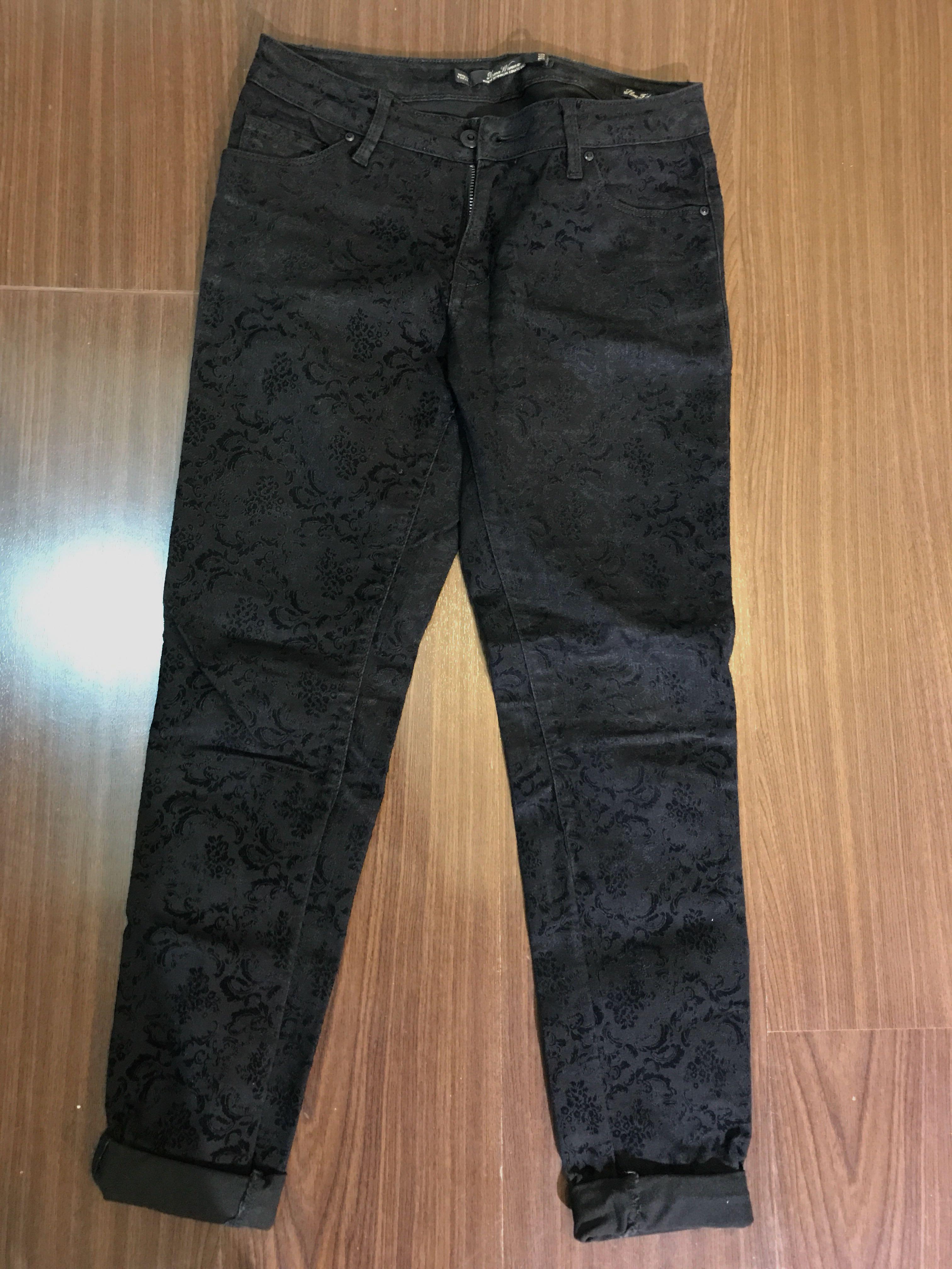 brocade pants zara