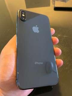 iPhone X 256g space gray with warranty