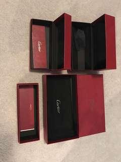 Cartier boxes