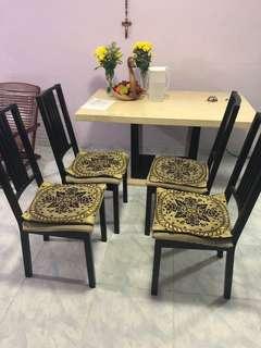 Dining table chairs