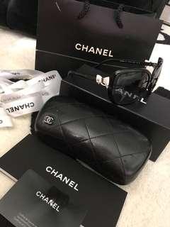 Chanel Bow Tie logo sunglasses