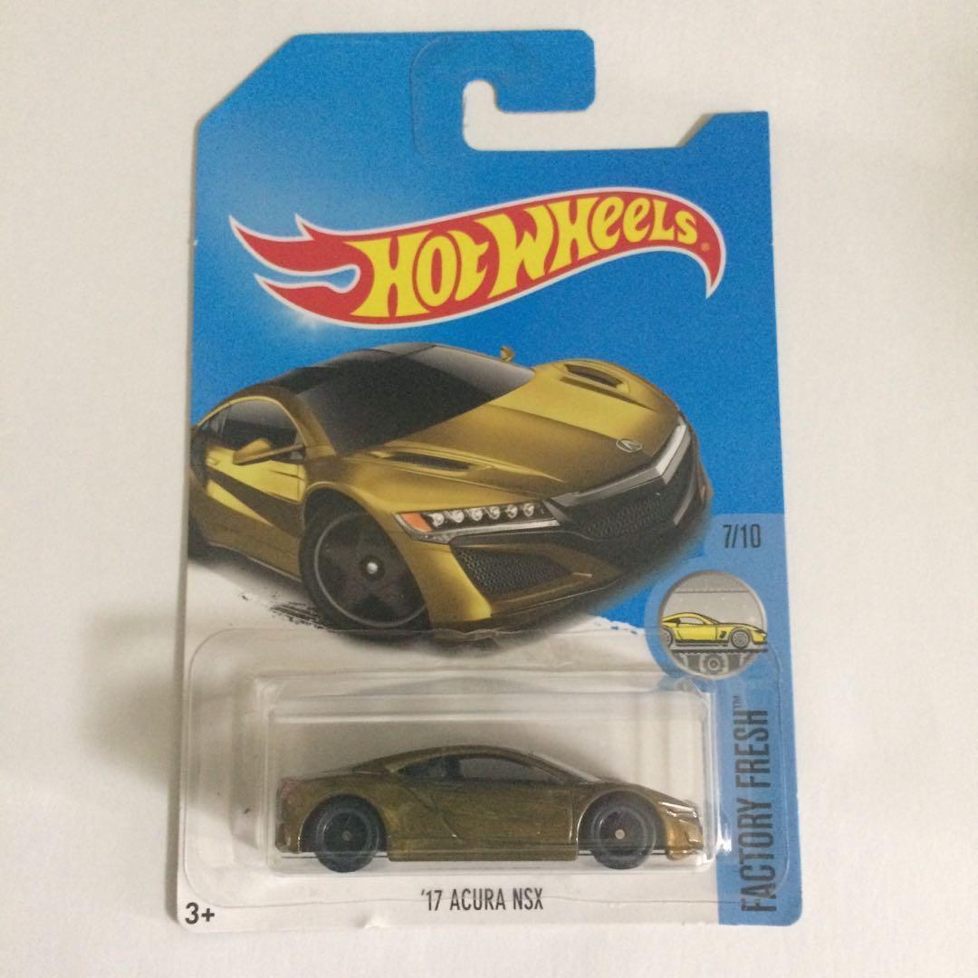 2017 Hot Wheels STH 17 Acura NSX Super Treasure Hunt Gold