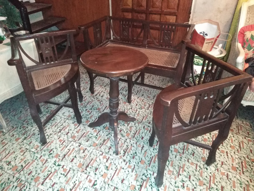 Antique Narra Sala Set From 1970s Antiques Furniture On Photo