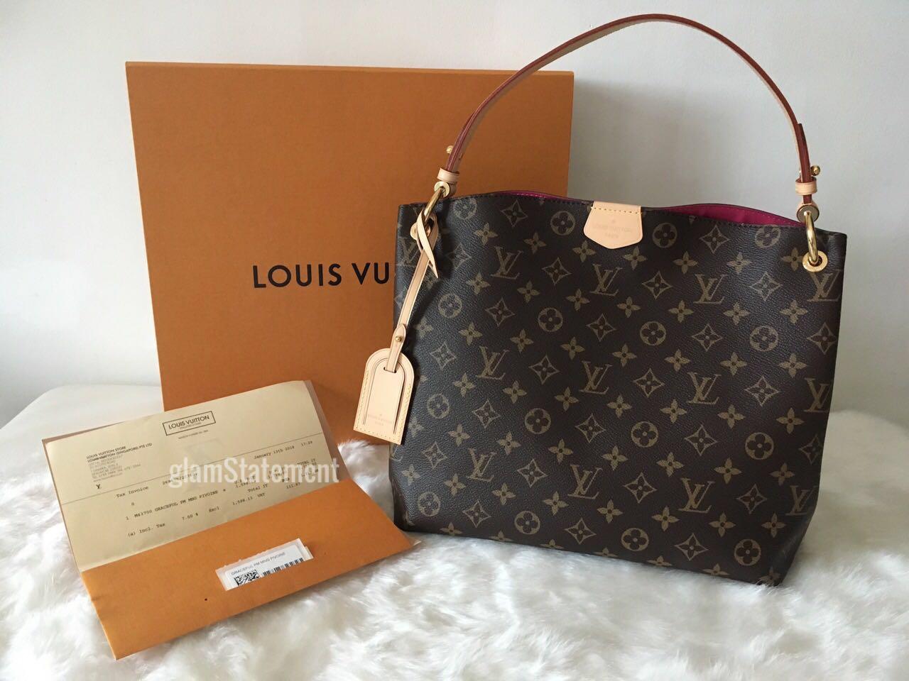 Louis Vuitton Ebene Monogram Coated Canvas Graceful PM Gold Hardware,  2021-2022 Available For Immediate Sale At Sotheby's