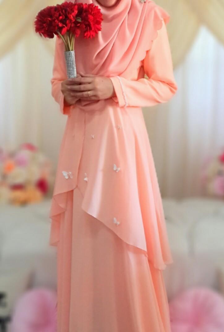 Baju Tunang Women S Fashion Bridal Wear On Carousell