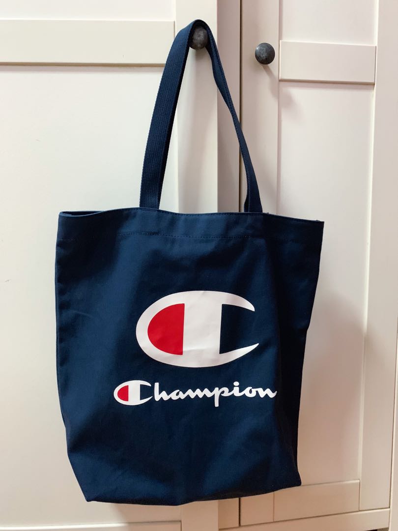 champion tote bag blue