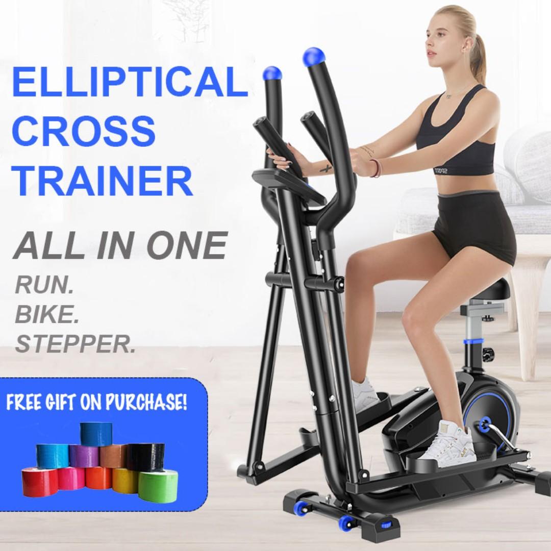 Cross Trainer Elliptical Machine Sports Equipment Home Gym Singapore Local Seller Sports Weights Gym Equipment On Carousell