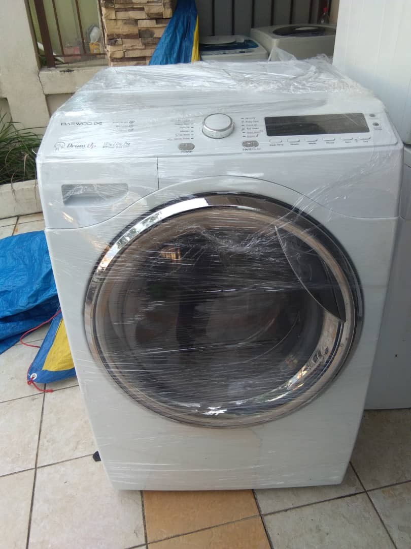 Daewoo washer dryer 12kg/7kg, TV & Home Appliances, Washing Machines