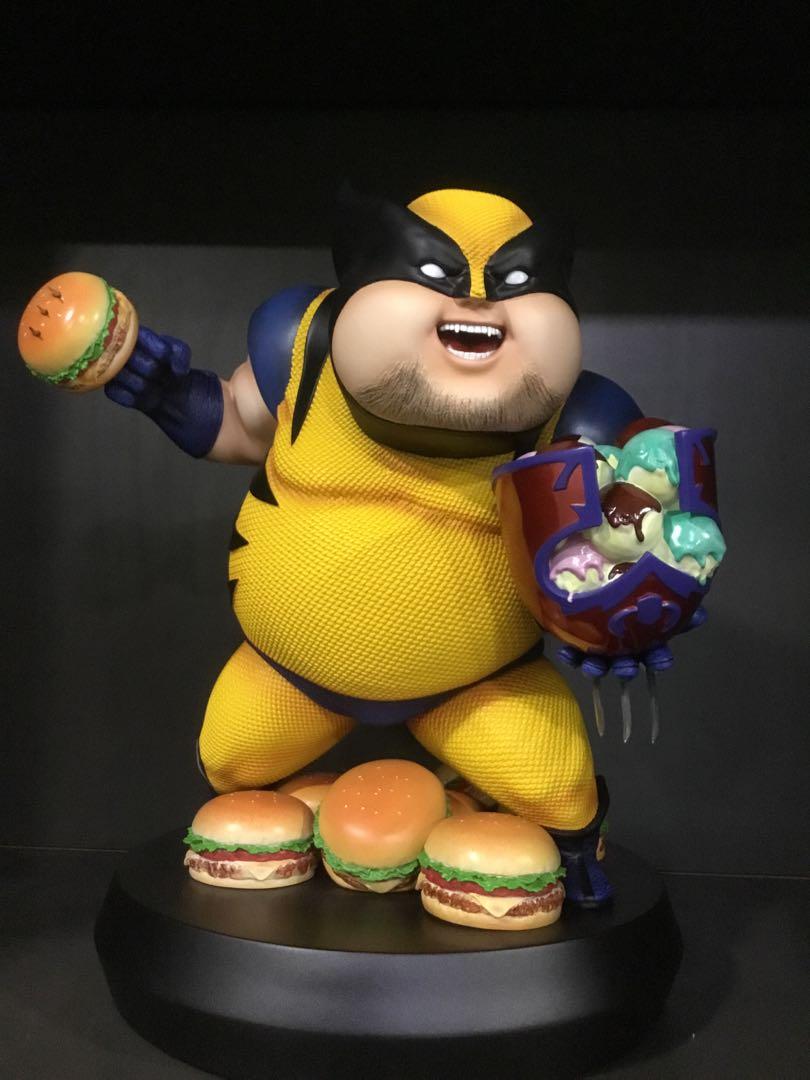Fat Chubby Wolverine Statue, Hobbies & Toys, Collectibles & Memorabilia