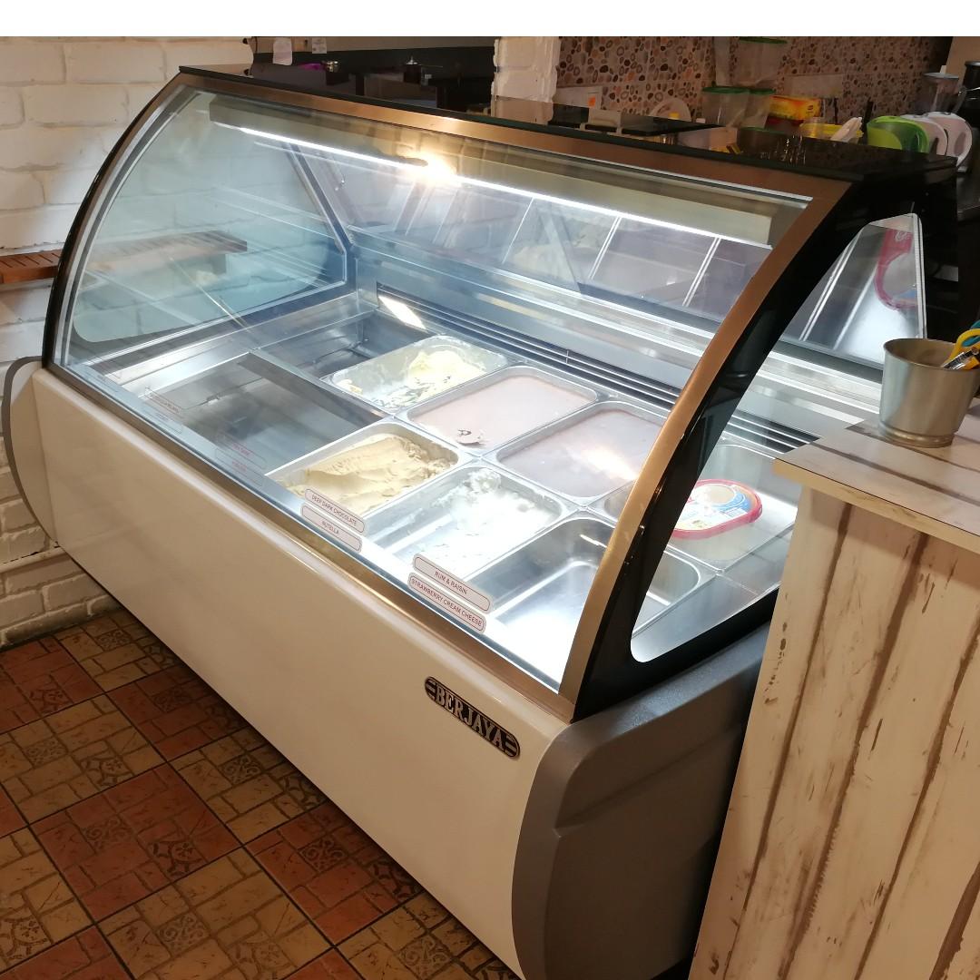 Gelato Ice cream Display Freezer, TV & Home Appliances, Kitchen