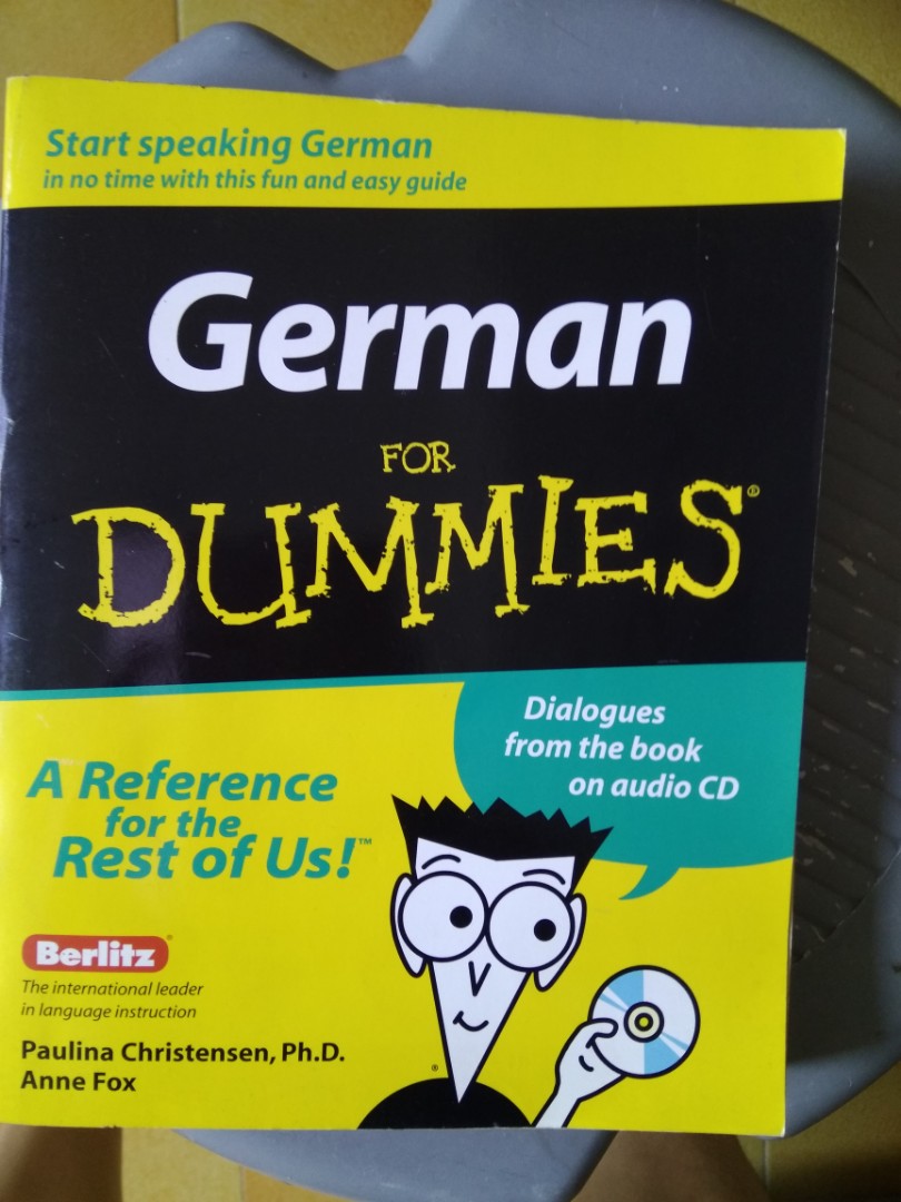 German For Dummies, Hobbies & Toys, Books & Magazines, Fiction & Non