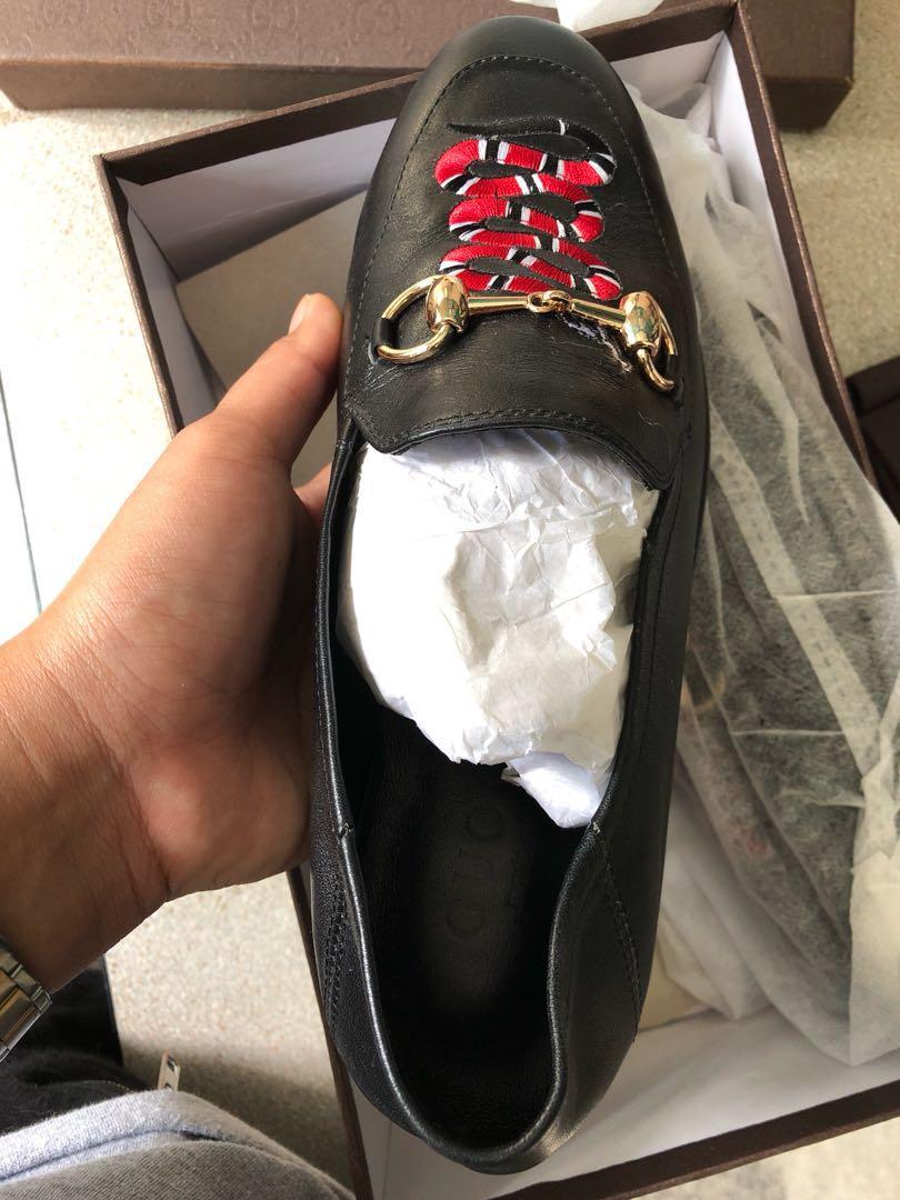 gucci loafers snake
