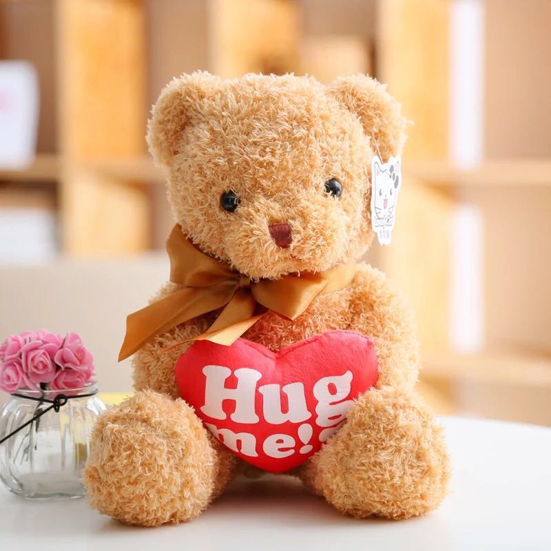 hug me teddy bear