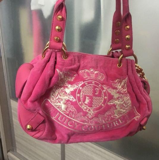 Vintage Pink Juicy Couture Purse Daydreamer Tote Bag Handbag Y2K Satin –  Purse Hut