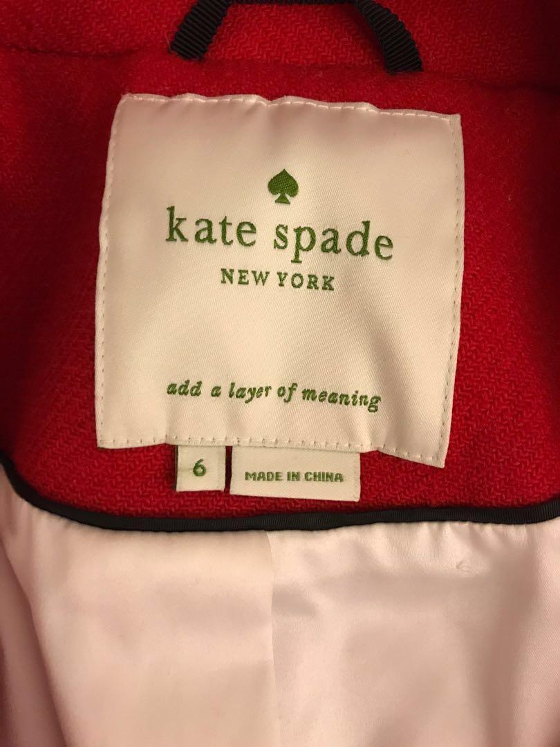 Kate spade leopard coat hot sale