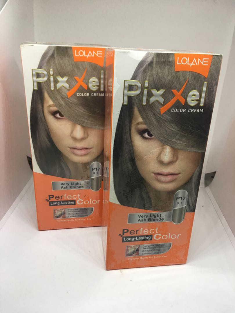 Lolane Pixxel Color Cream 2 Boxes Of Very Light Ash Blonde Hair