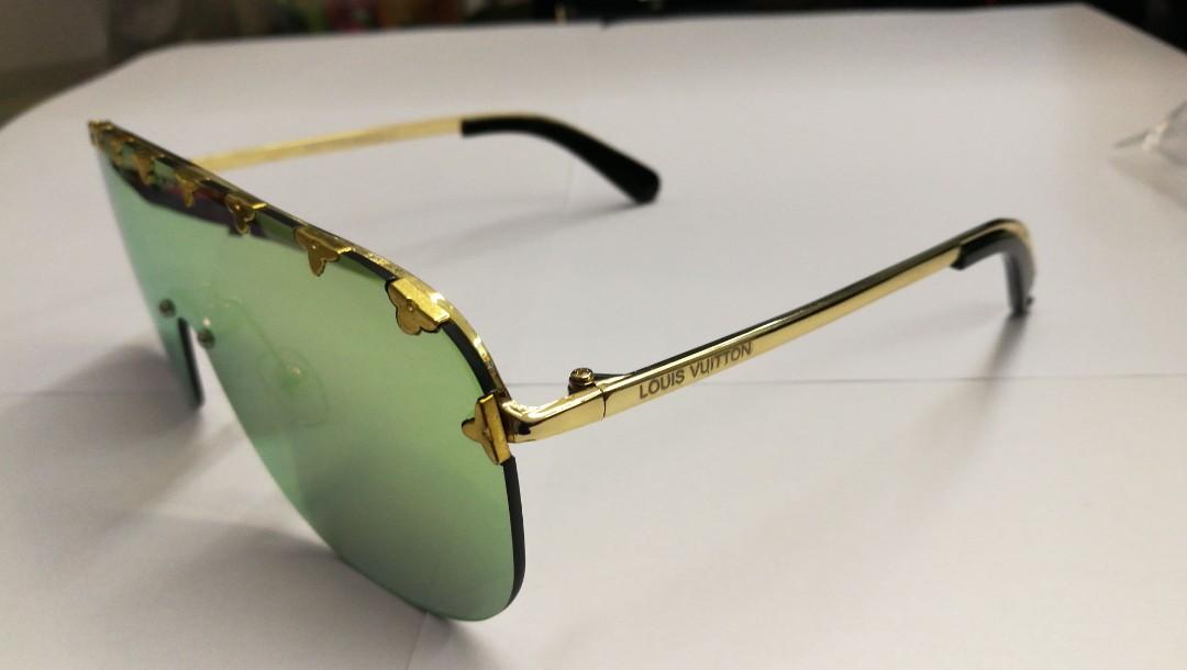 Louis Vuitton Gold Purple Rain LV Monogram Sunglasses
