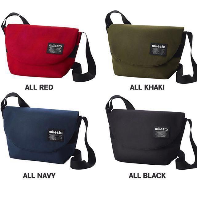 Milesto Messenger Floppy Size S All Black Men S Fashion Bags Wallets On Carousell