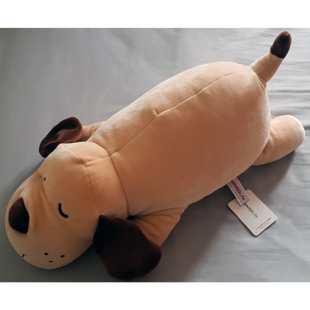 Miniso dog stuffed toy Hobbies Toys Toys Games on Carousell