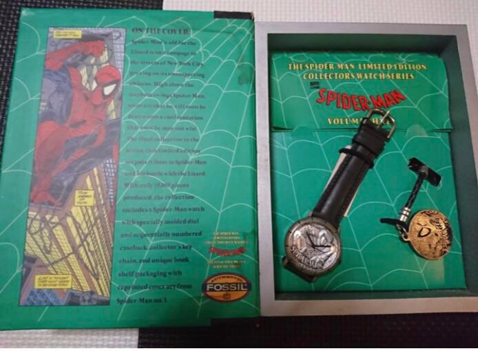 Fossil spider man watch sale