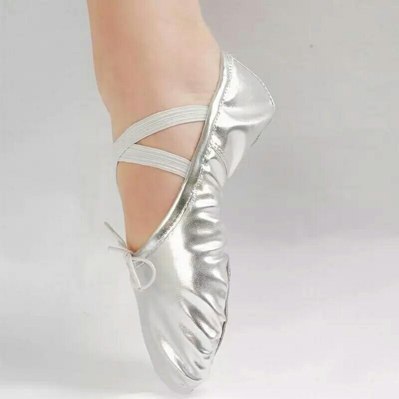 gold ballet shoes girls